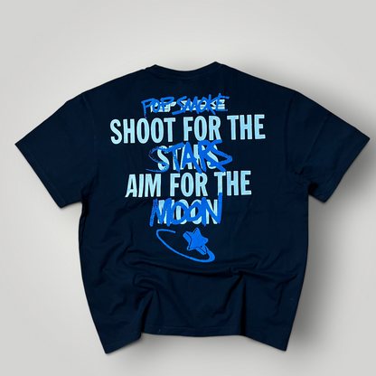 Pop Smoke "Shoot For The Stars" Boxy Fit Y2K Graphic T-Shirt
