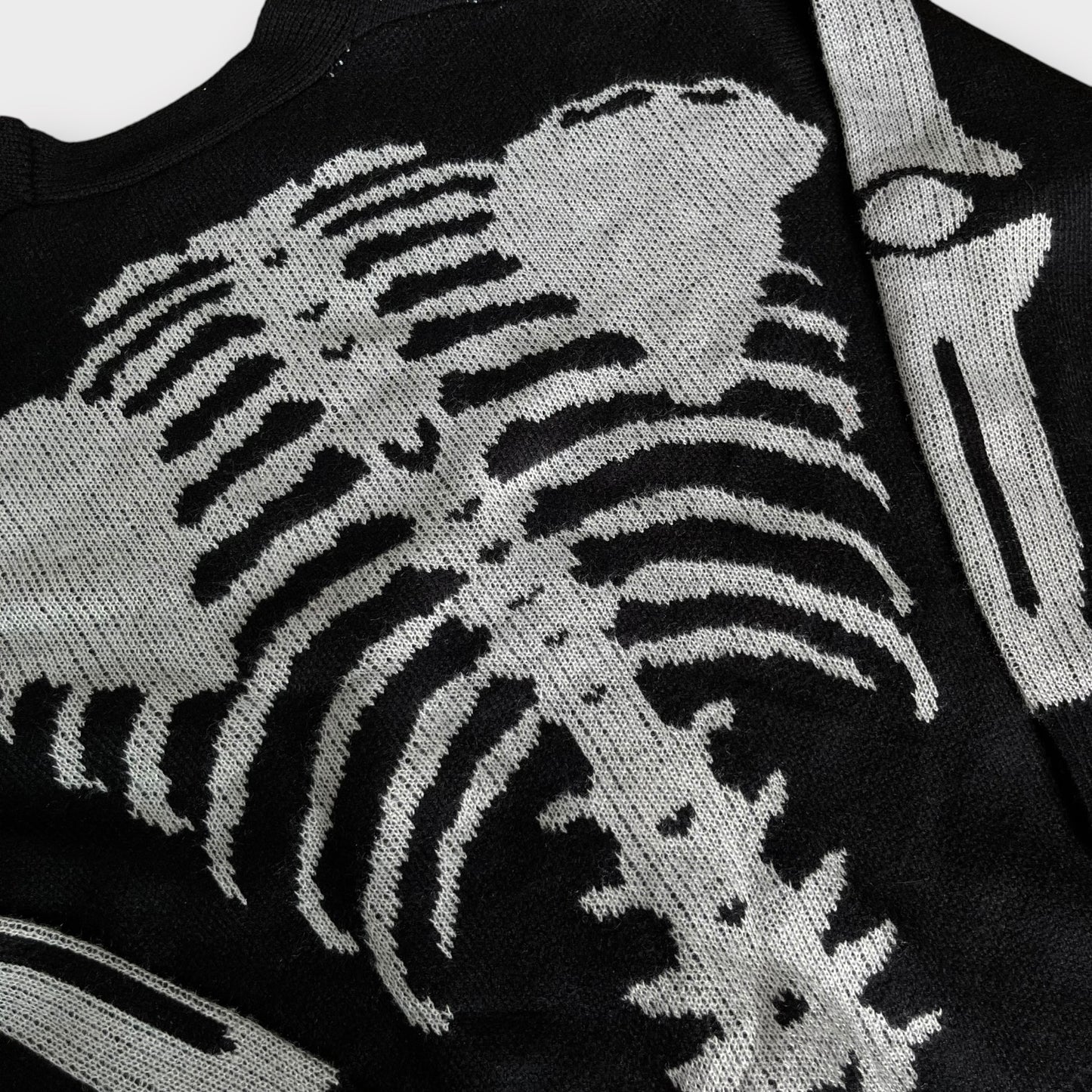 Shein Skeleton Y2K Graphic Sweater