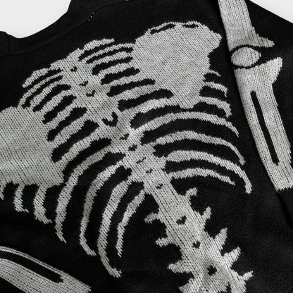 Shein Skeleton Y2K Graphic Sweater