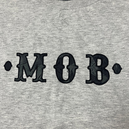 Organized Crime "Money Over Bitches" Y2K Lettered Hip-Hop T-Shirt