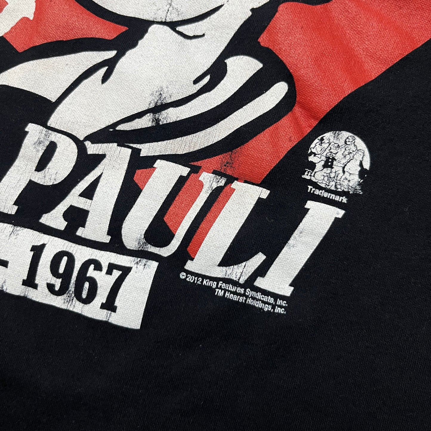Popeye The Sailor Man Vintage Style Heavy Cotton Graphic T-Shirt