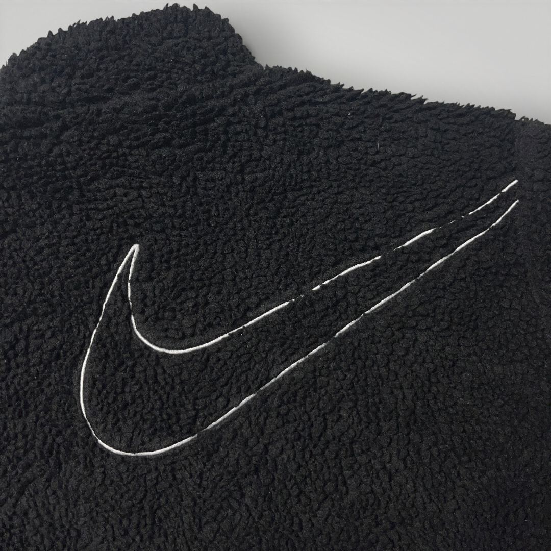 Nike Cropped Sherpa Y2K Fleece Jacket (Дамско)
