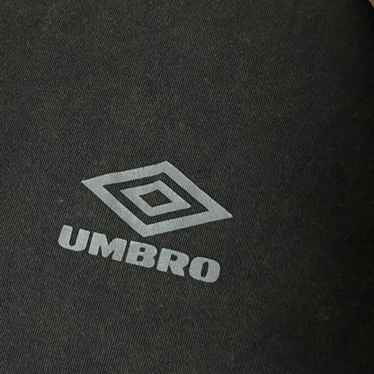Umbro Bleach Faded Wash Center Logo Oversized Y2K Hip-Hop Heavy Cotton Boxy T-Shirt