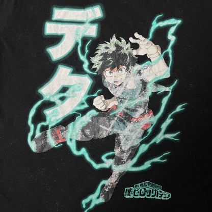 My Hero Academia Decu Electric Charged Kanji Attack Anime Graphic T-Shirt
