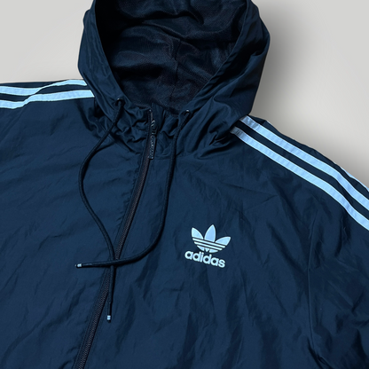 Adidas Striped Windbreaker Jacket