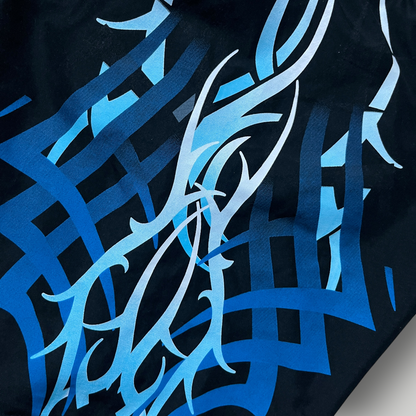 BPC Y2K Tribal Graphic Surf Shorts