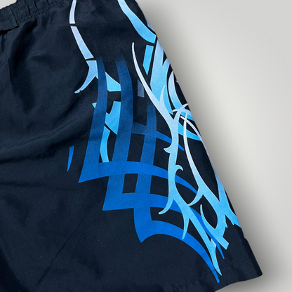 BPC Y2K Tribal Graphic Surf Shorts