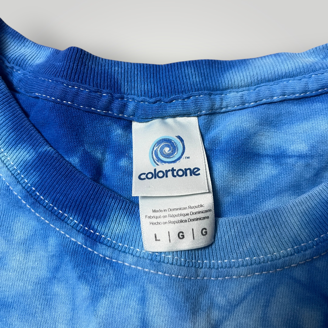 Ed Sheeran Official Merch "Divide" Tour Tie Dye Graphic Heavy Cotton T-Shirt