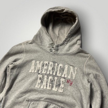 American Eagle Vintage 2000's Y2K Button Colar Hoodie (Дамско)