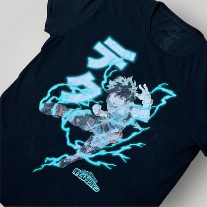 My Hero Academia Decu Electric Charged Kanji Attack Anime Graphic T-Shirt