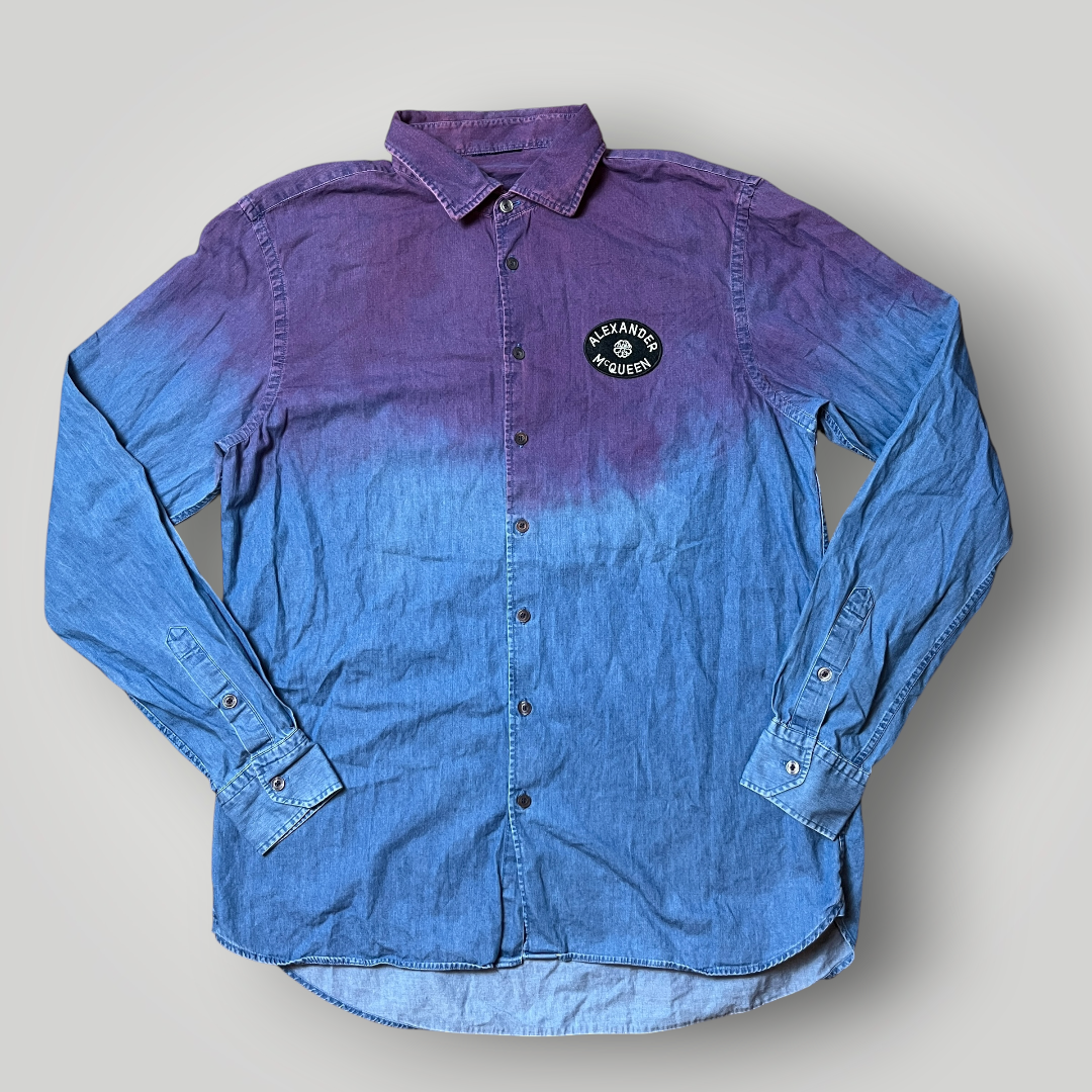 Alexander McQueen Gradient Dip-Dyed Shirt (Replica)