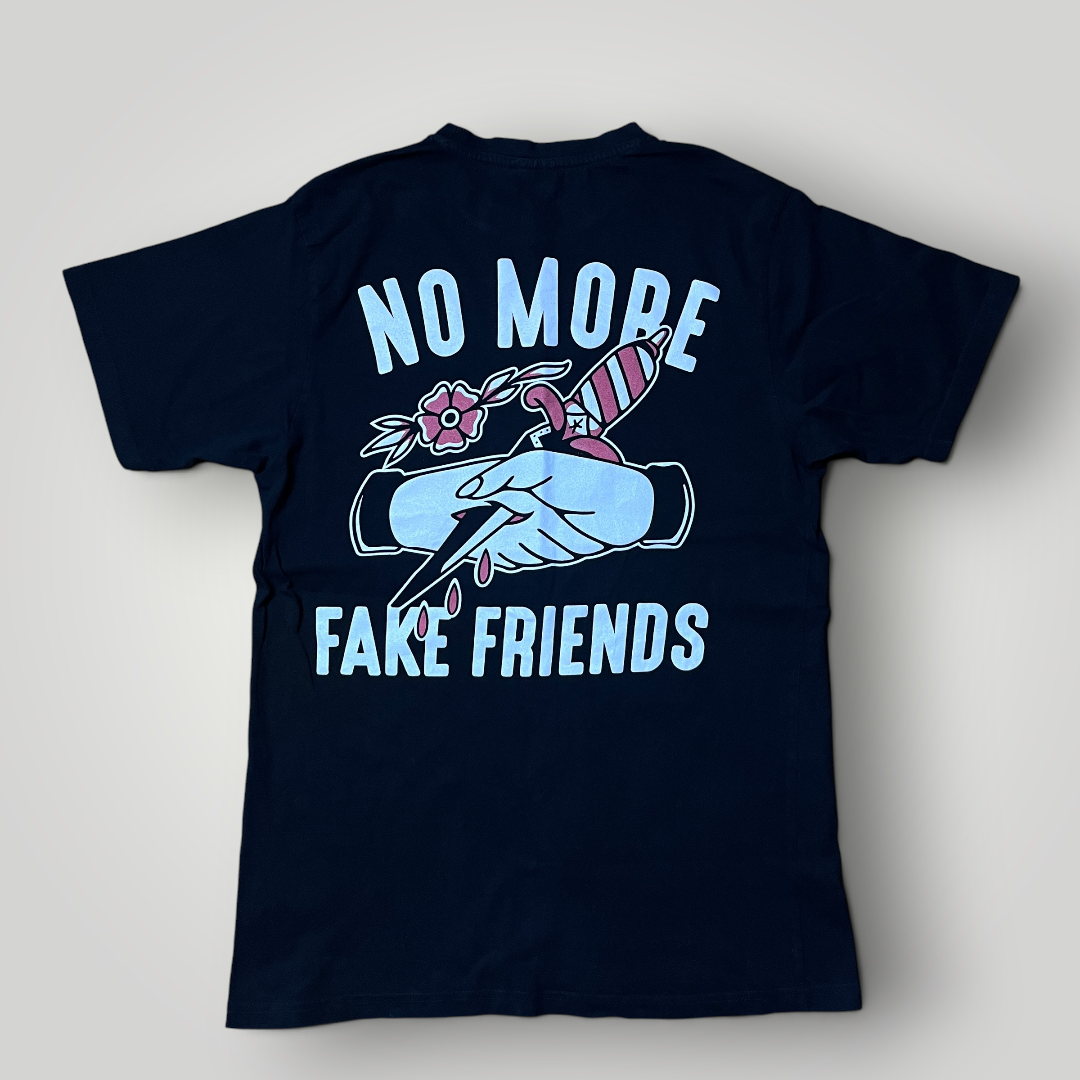 Bad Monday "No More Fake Friends" Heavy Cotton Graphic T-Shirt