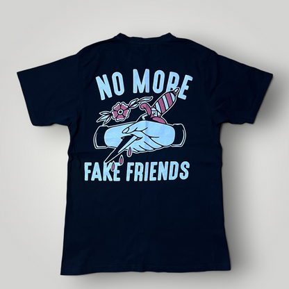 Bad Monday "No More Fake Friends" Heavy Cotton Graphic T-Shirt
