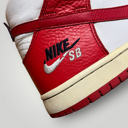 Nike Dunk SB Pro High "Future Court Red" Patent Leather Retro 2017