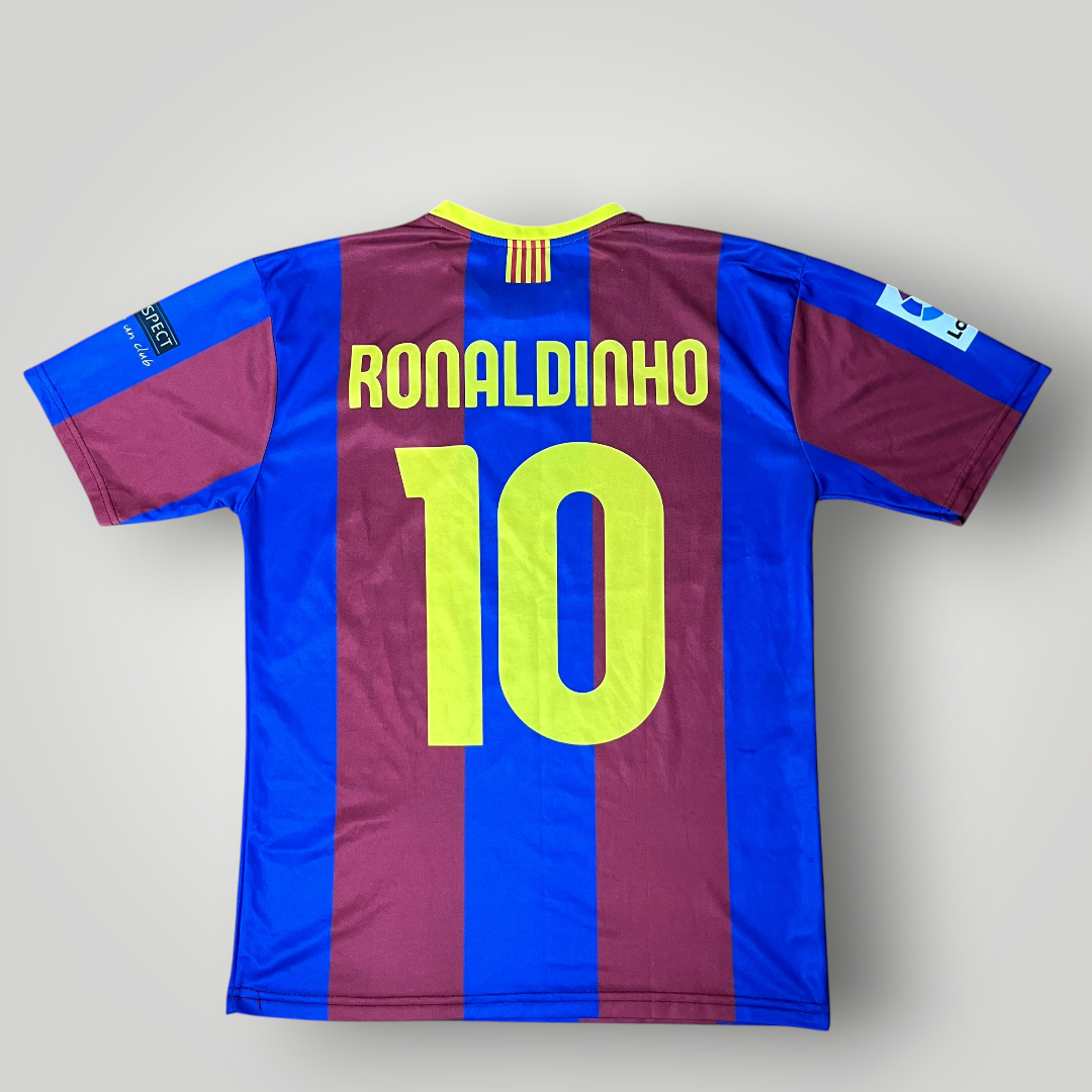 Nike Barcelona Ronaldinho #10 Football Jersey T-Shirt (Replica)
