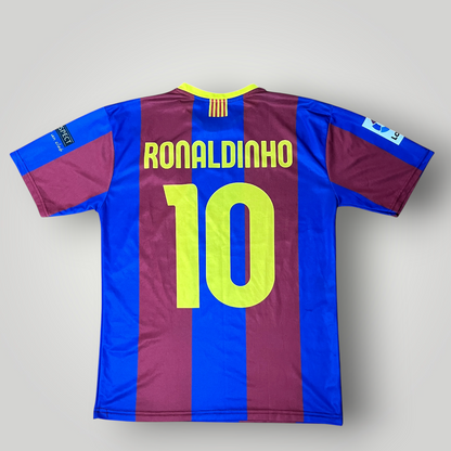 Nike Barcelona Ronaldinho #10 Football Jersey T-Shirt (Replica)
