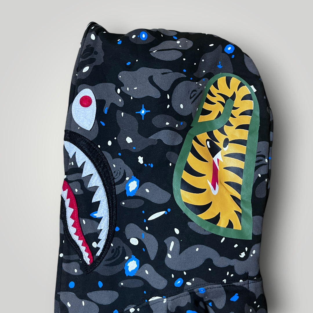 BAPE (A Bathing Ape) Space Camo Shark Full-Zip Hoodie (Replica)