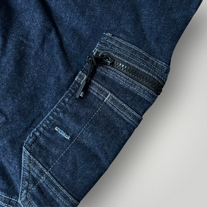 Dassy Heavy Cotton Embroidered Hip-Hop Work Cargo Jeans