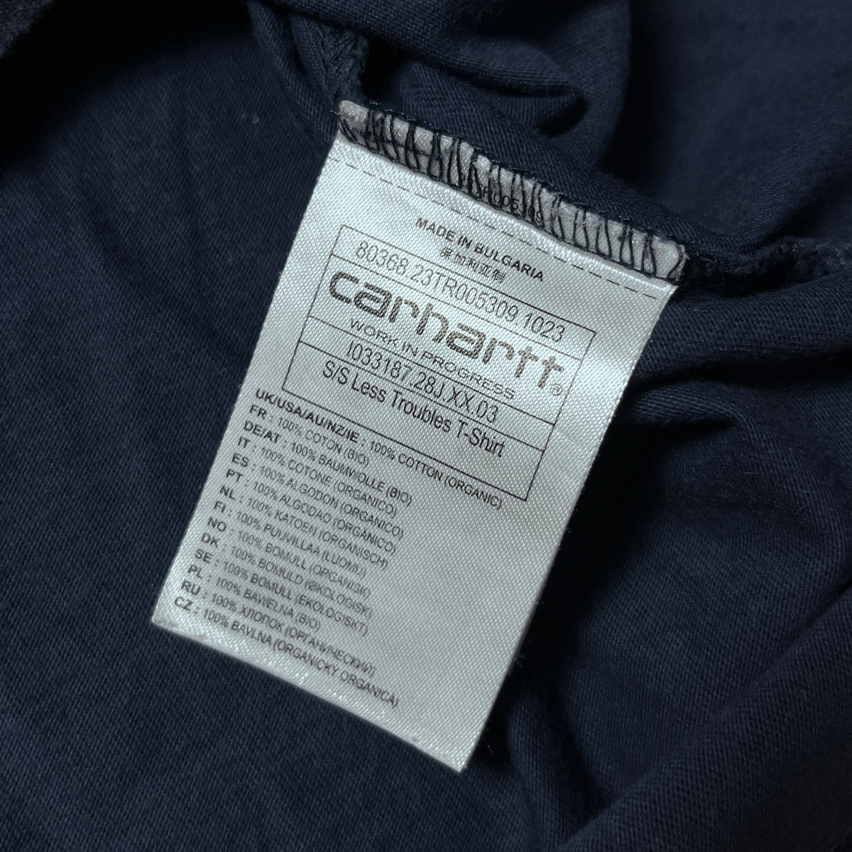 Carhartt WIP "Less Troubles" Heavy Cotton Graphic T-Shirt