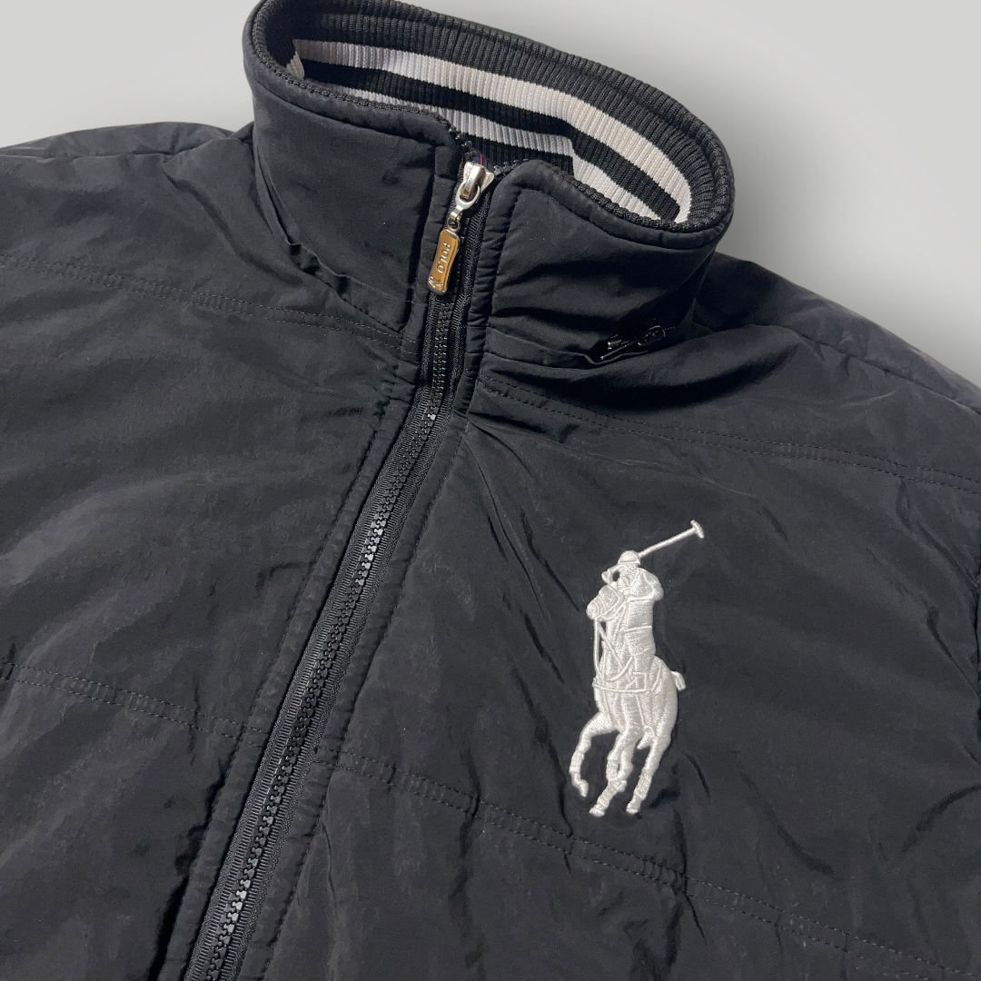Polo Ralph Lauren Sport Vintage 2000's Y2K Big Pony Puffer Bomber Jacket
