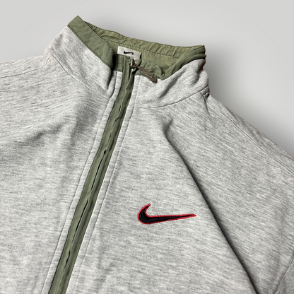 Nike Vintage 90's Y2K Boxy Zip-Up Sweatshirt Crewneck