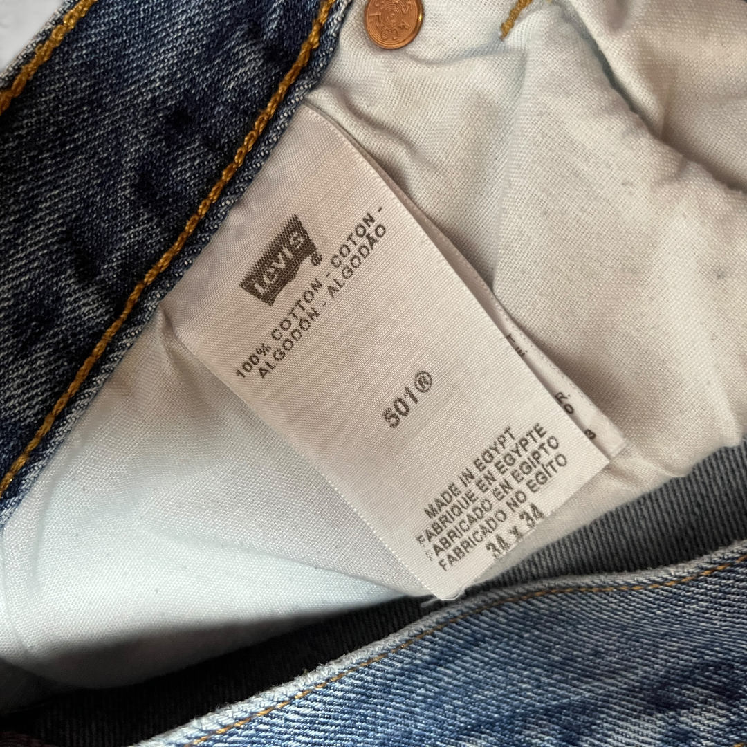 LEVI'S 501 Heavy Cotton Denim Shorts