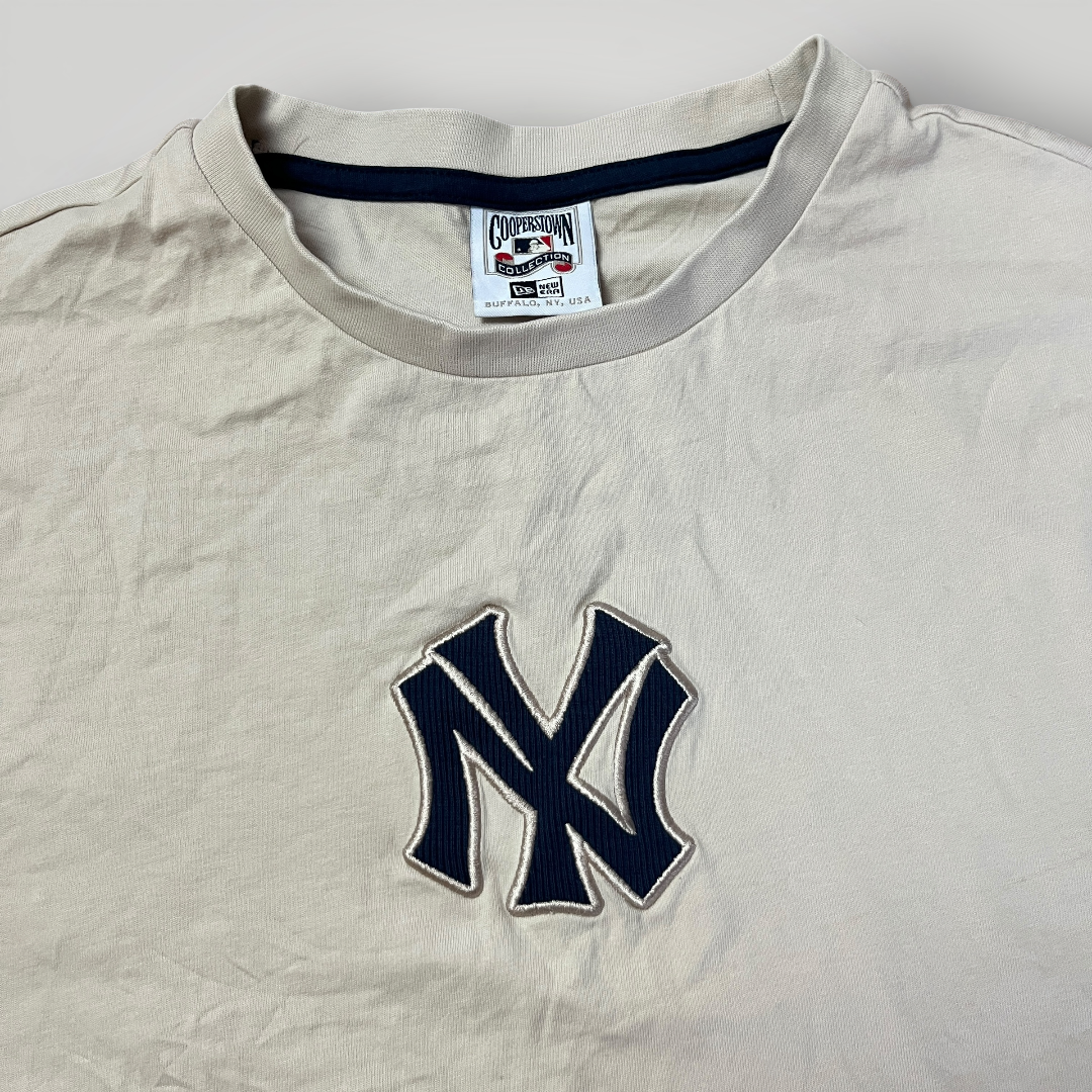 New York Yankees x New Era Heavy Cotton Boxy Fit Y2K Hip-Hop T-Shirt