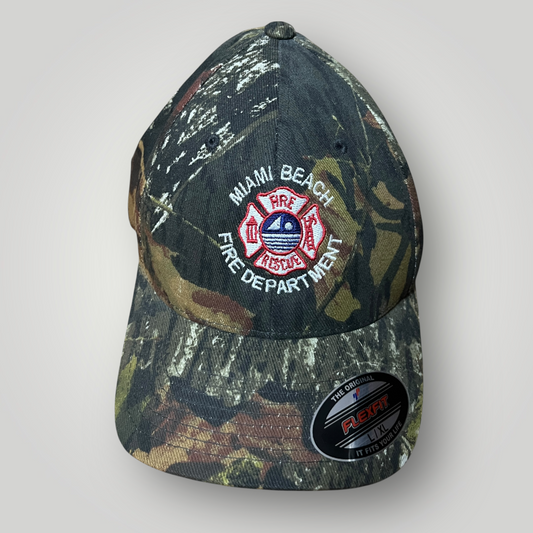 Miami Beach Fire Fighters Y2K Woodland Camouflage Hat