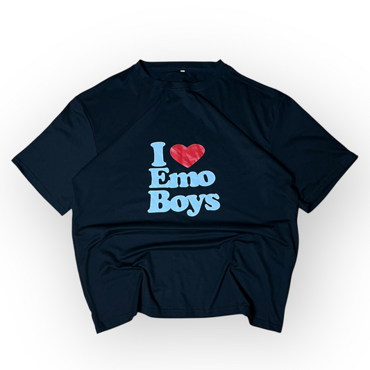 "I Love Emo Boys" Graphic T-Shirt