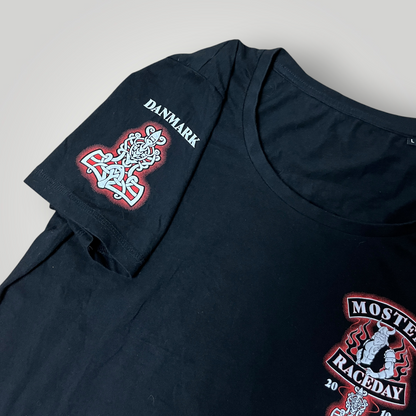 Monsten Raceday Y2K Biker Graphic T-Shirt