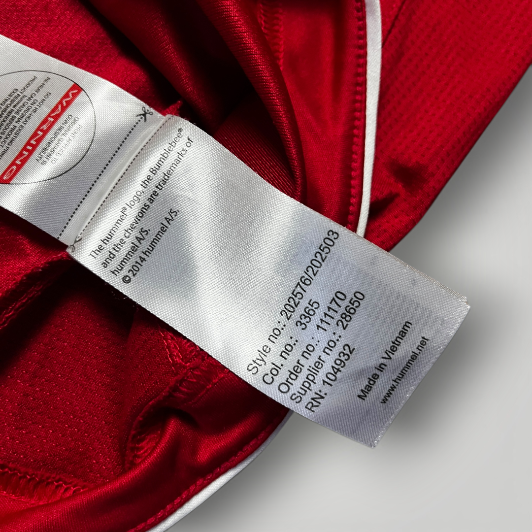 Hummel Denmark 2021/2022 Simon Kjaer #4 Football Jersey T-Shirt