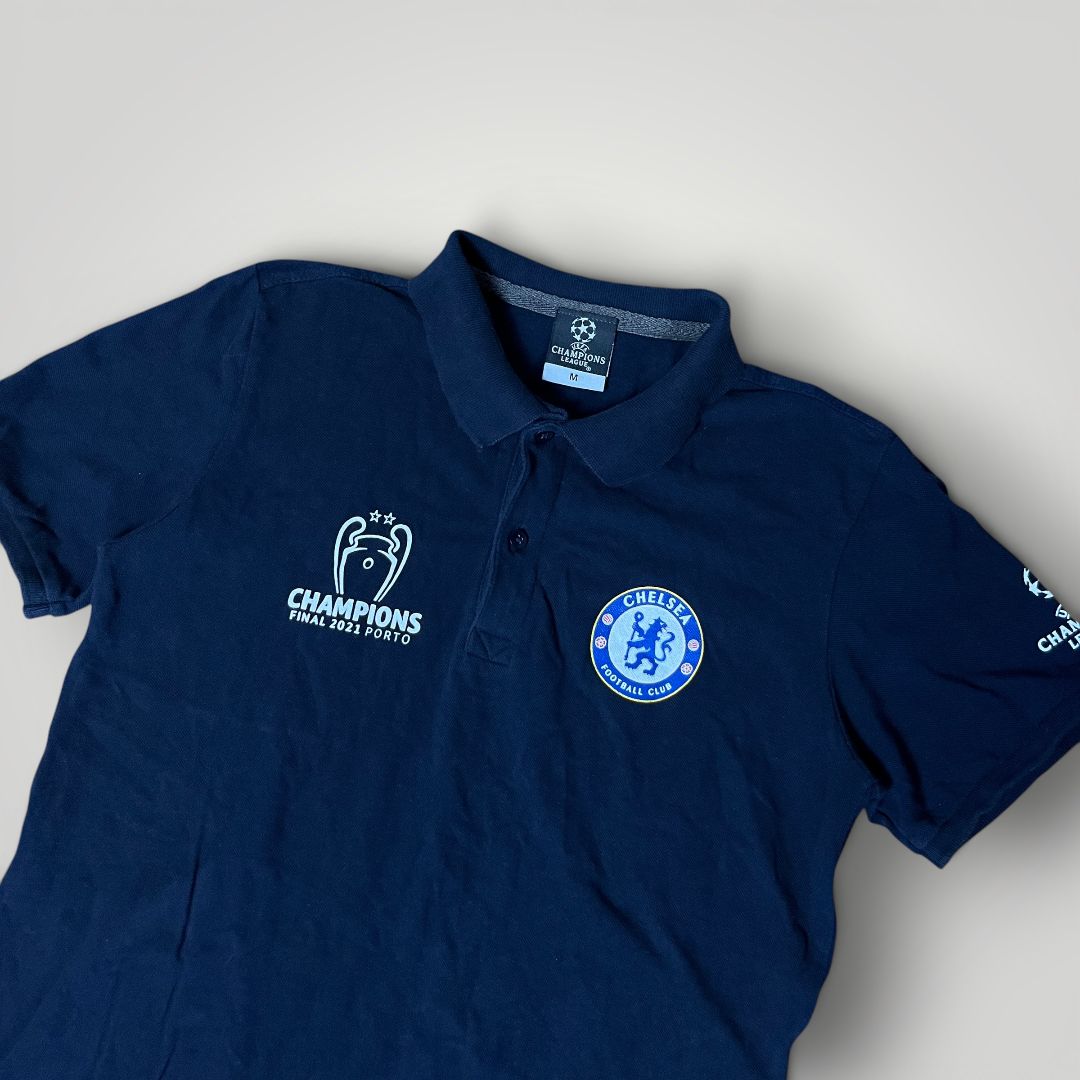 Chelsea 2020/2021 FC UCL Champions Football Jersey Polo T-Shirt