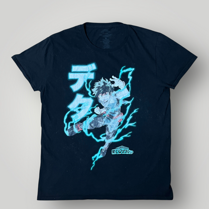 My Hero Academia Decu Electric Charged Kanji Attack Anime Graphic T-Shirt