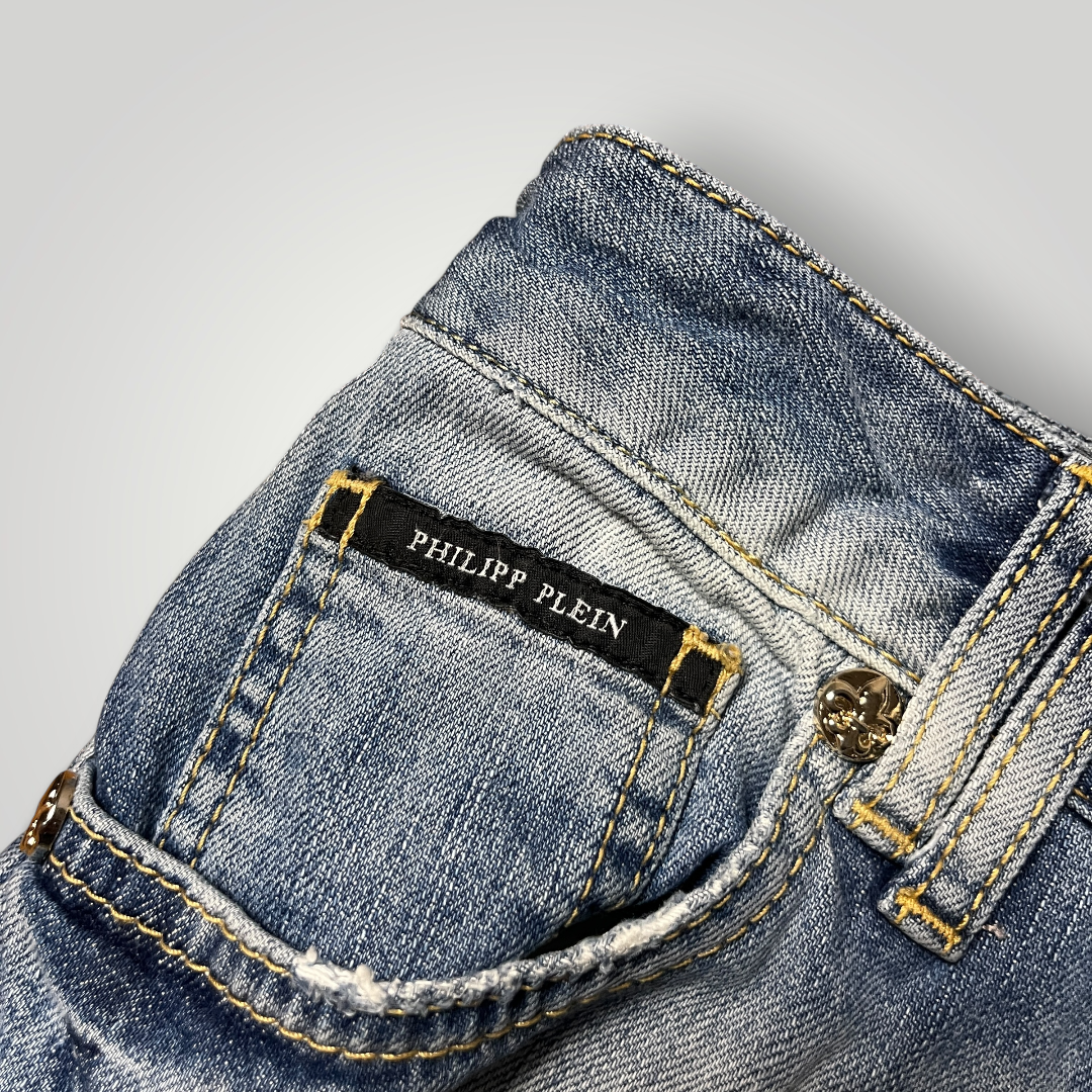 Philipp Plein Y2K 3/4 Jeans