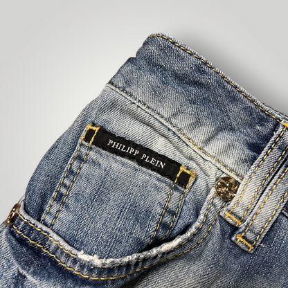 Philipp Plein Y2K 3/4 Jeans