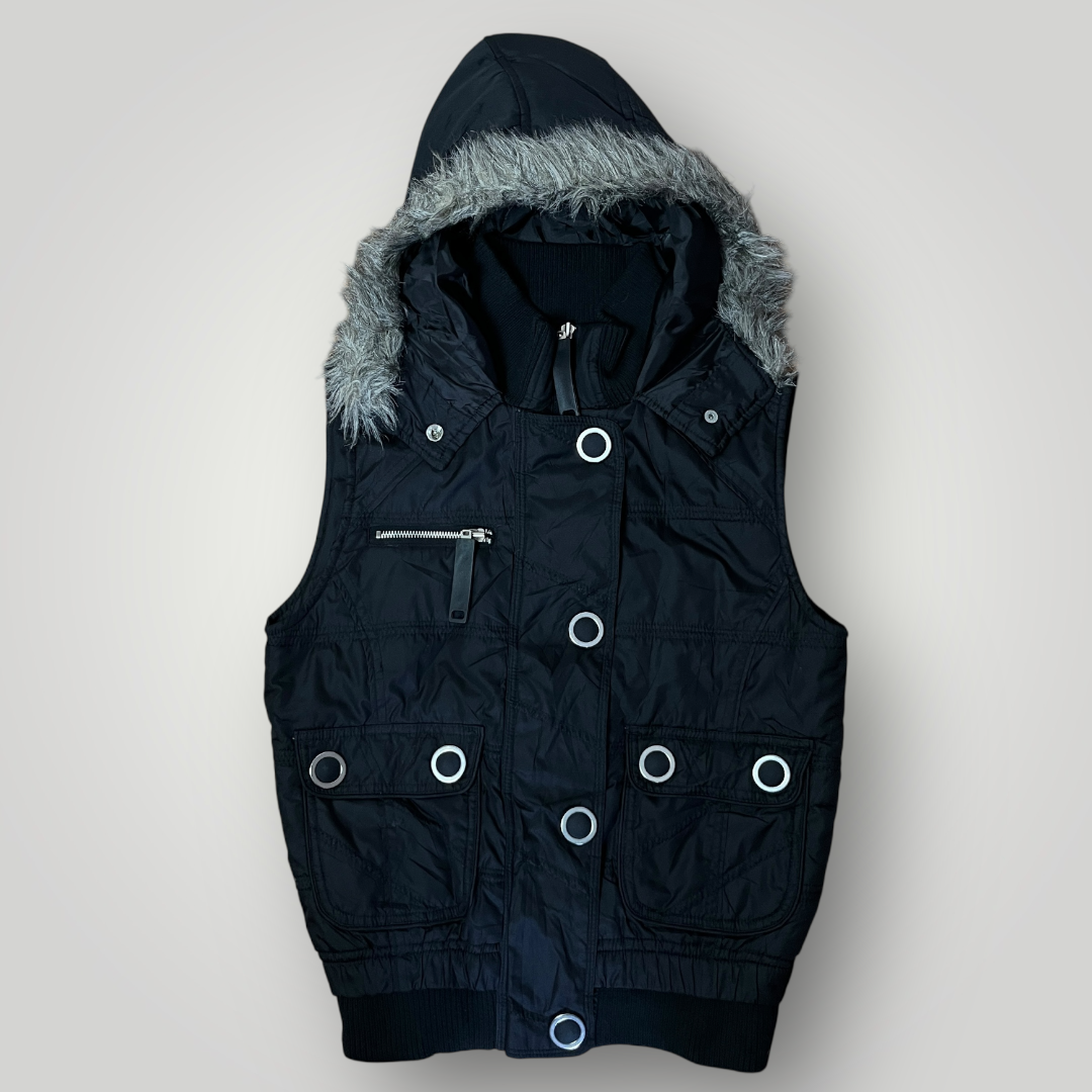 Seductions Vintage 00's Y2K Puffer Vest (Дамско)