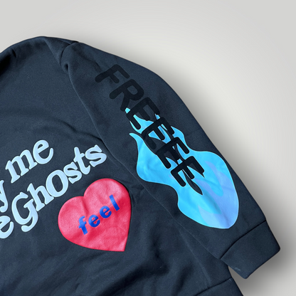 Kanye West x Cactus Plant Flea Market "Lucky Me I See Ghosts" Puff Print Y2K Graphic Hoodie (Replica)