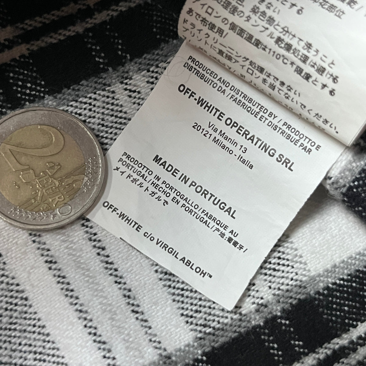 "OFF-WHITE" Hooded Check Flannel Heavy Cotton Shirt Jacket 2018 (Replica)