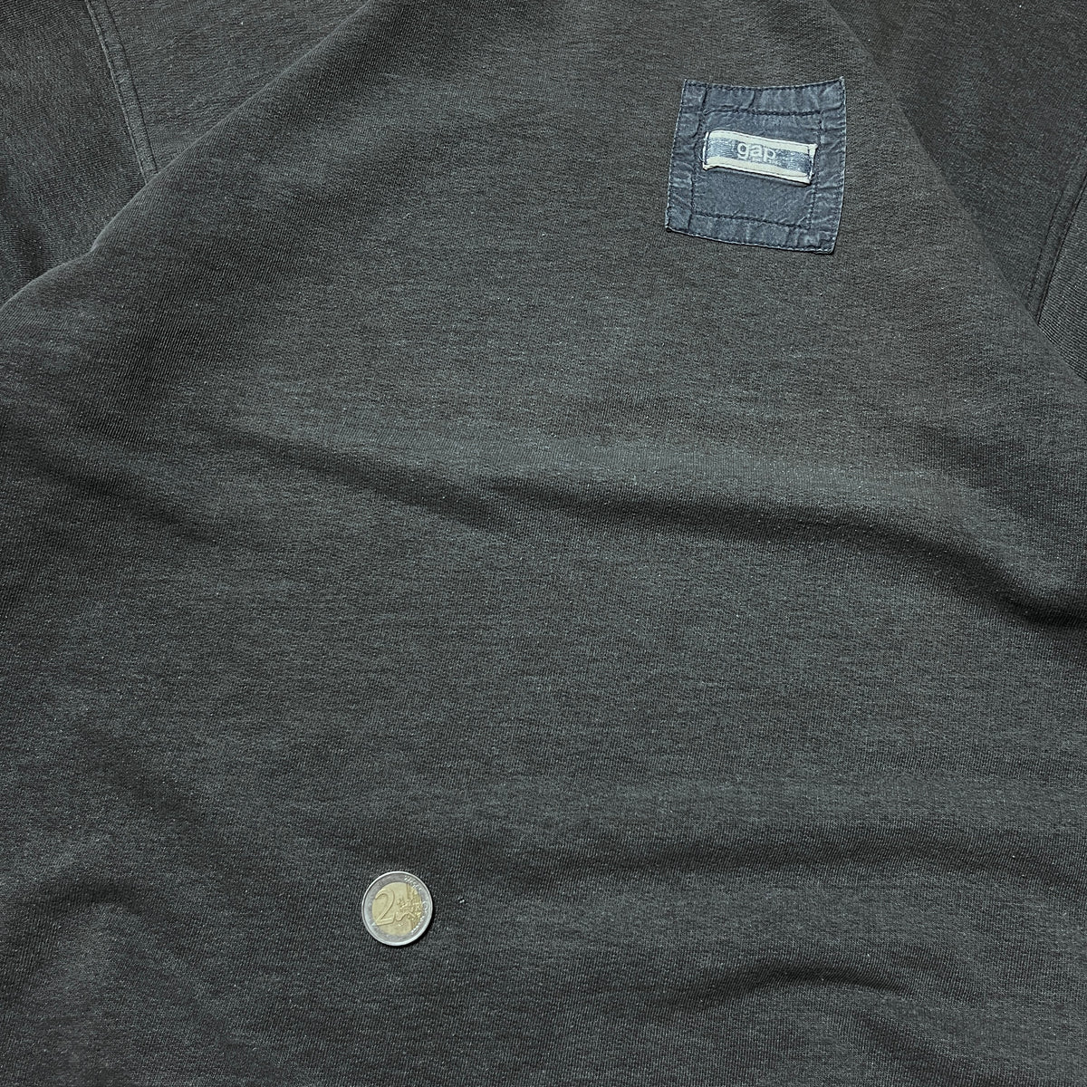 GAP Virgin Island Vintage 90's Y2K Faded Mock Neck Sweatshirt Crewneck