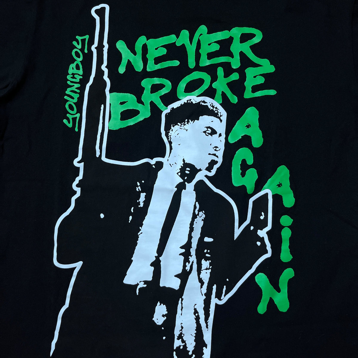 YungBoy NBA x Vlone "My Window" Heavy Cotton Graphic T-Shirt (Replica)