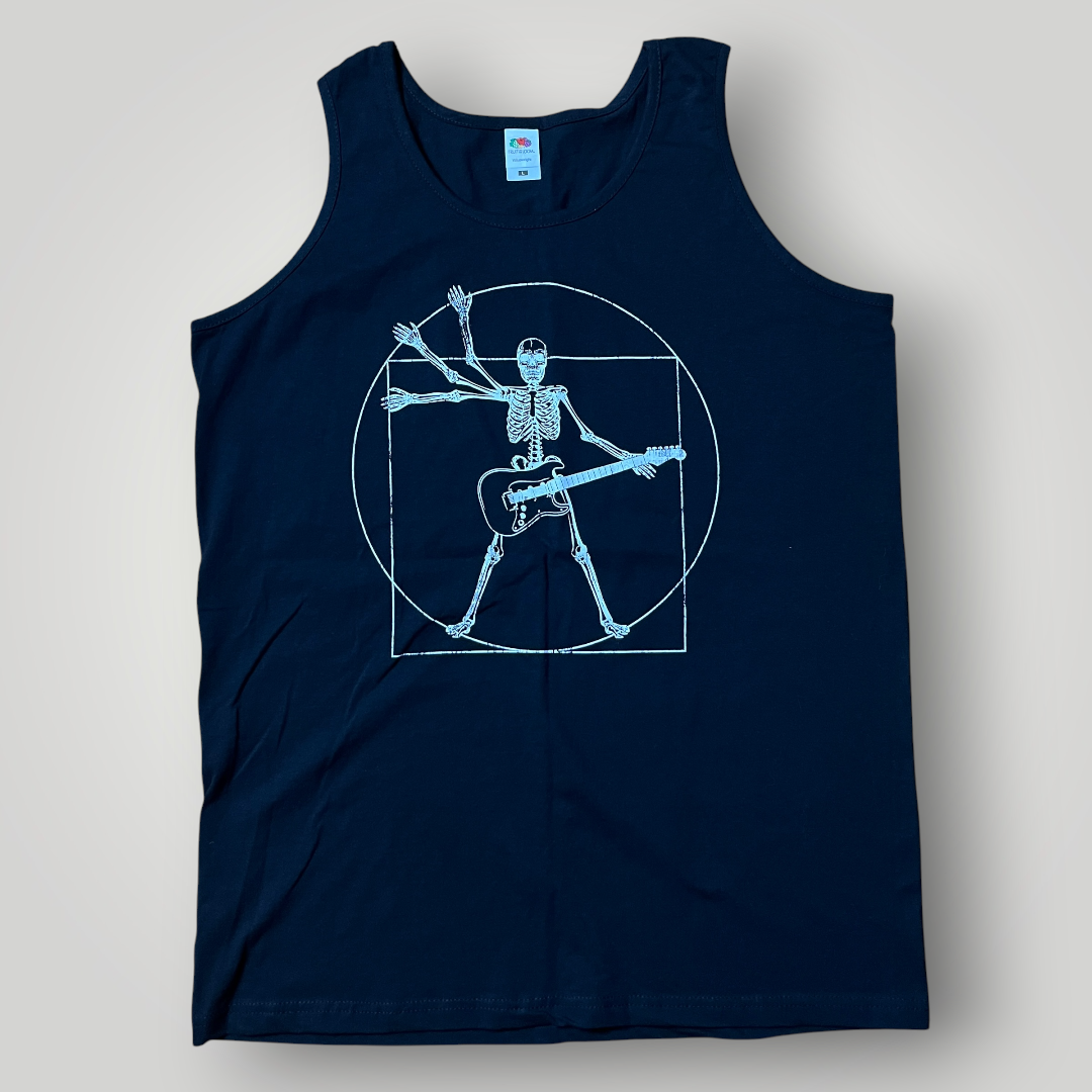 Lets Rock Da Vinci Y2K Graphic Tank Top
