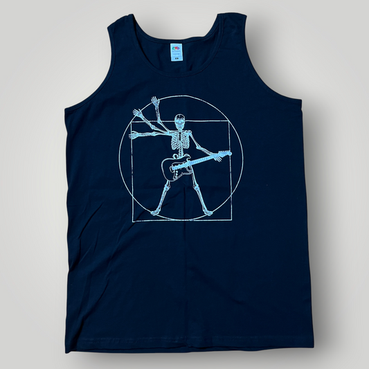 Lets Rock Da Vinci Y2K Graphic Tank Top