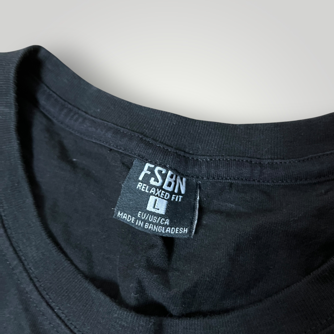 FSBN Lakers Style Heavy Cotton Embroidered T-shirt
