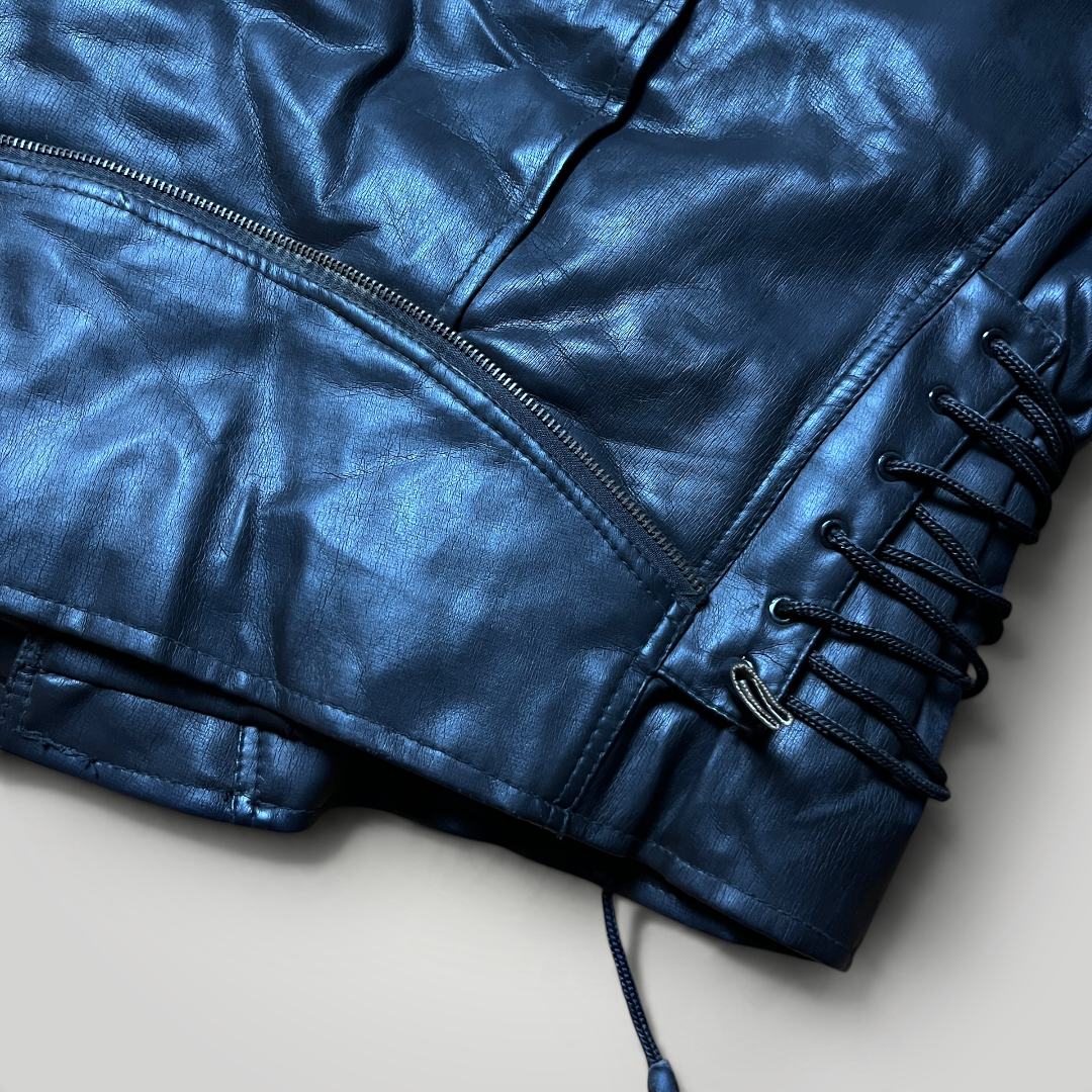 Vintage 80's/90's Lightweight Biker Leather Brando Jacket