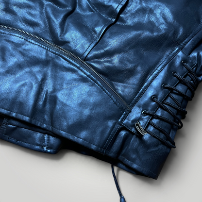 Vintage 80's/90's Lightweight Biker Leather Brando Jacket