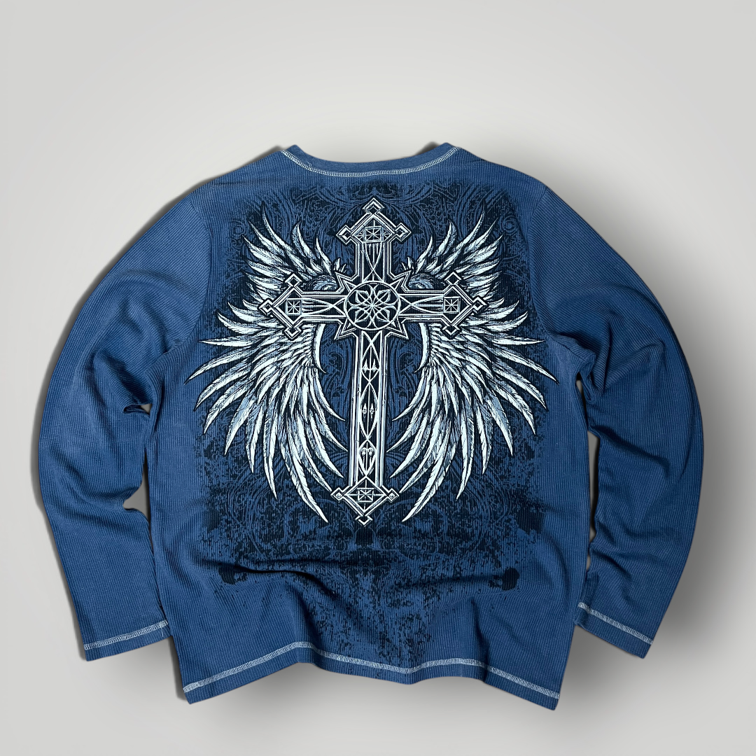 No Boundaries Y2K Graphic Thermal Long Sleeve Shirt