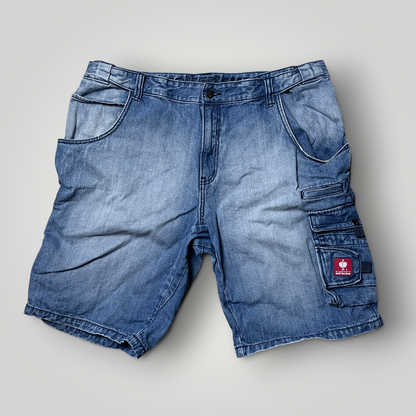 Engelbert Strauss Y2K Heavy Cotton Work Denim Cargo Shorts
