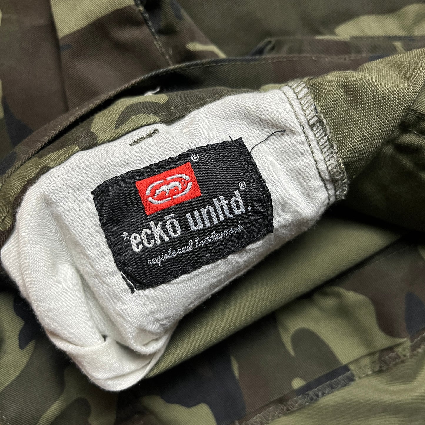 ECKO UNLTD Vintage 2000's Baggy Camo Baggy Jorts Shorts