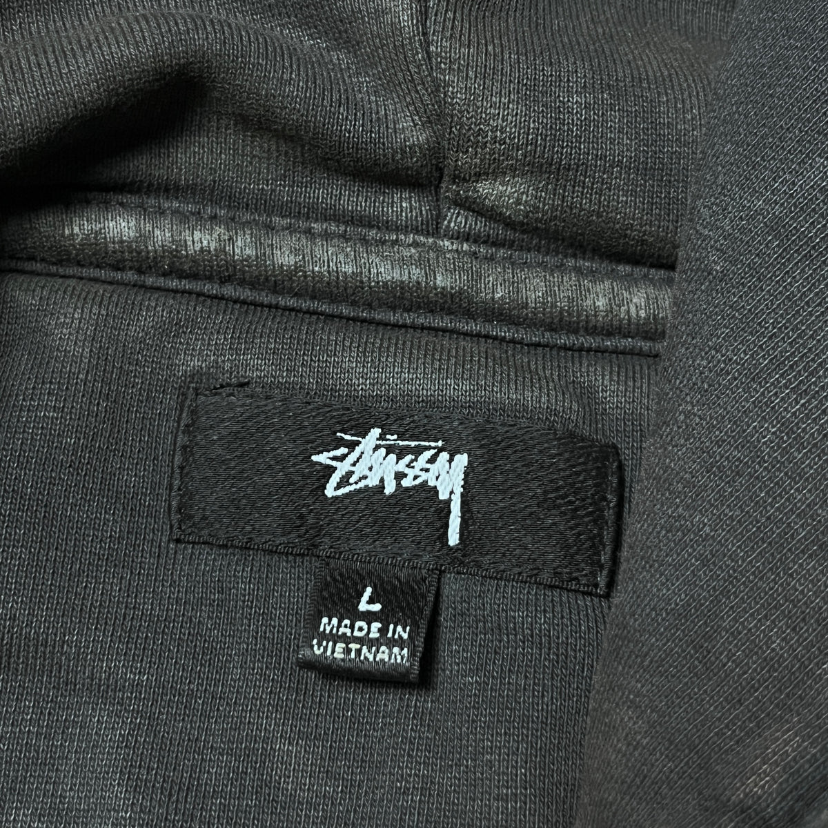Stussy Age Pigment Dye Heavy Cotton Y2K Skater Hoodie