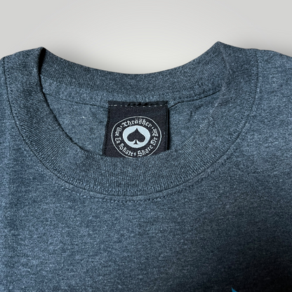 Thrasher "Flame Logo" Tubular Knit Heavy Cotton Y2K Skater Graphic T-Shirt